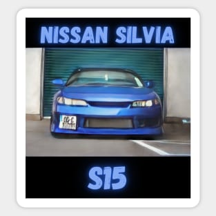 Nissan Silvia S15 - Cartoon Design Sticker